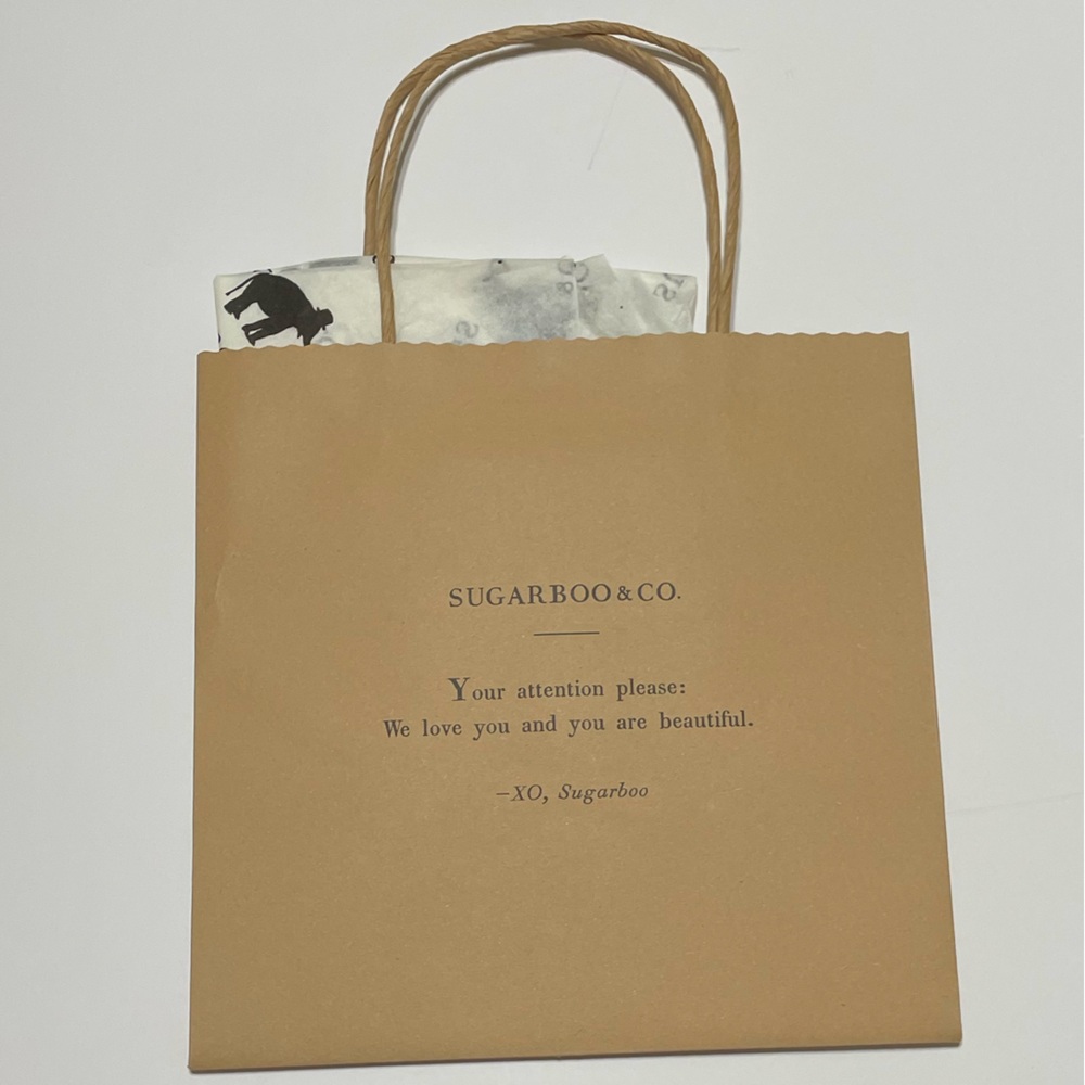 $5 or FREE SUGARBOO BRAND SHOPPING BAG